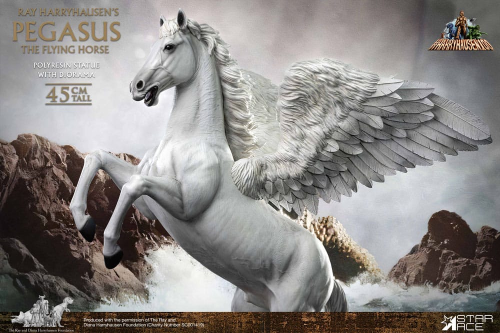 Ray Harryhausen Statue Pegasus: The Flying Horse 2.0 Deluxe Version 45 cm