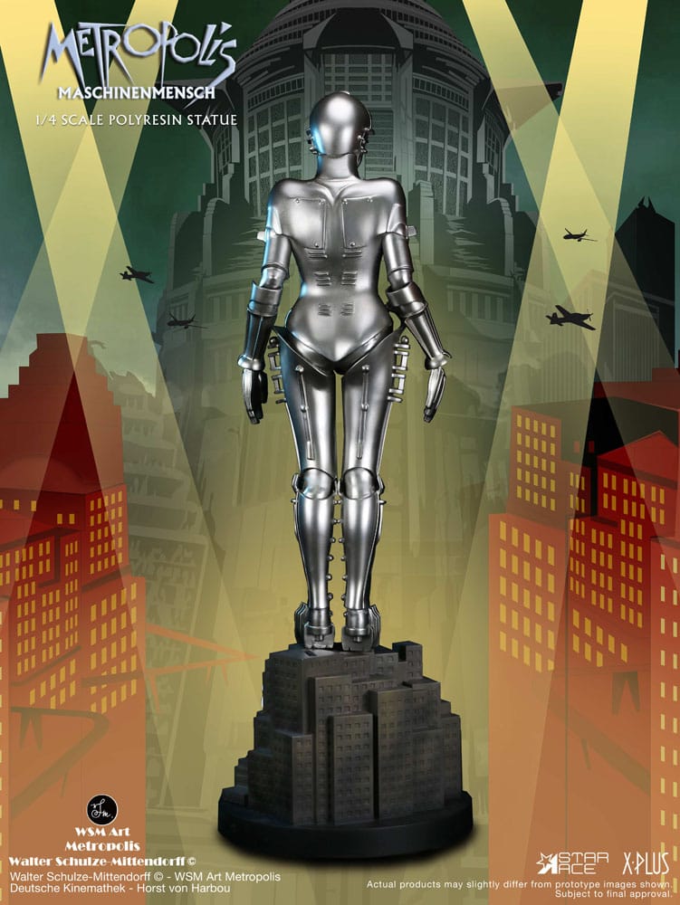 Metropolis Statue 1/4 Maschinenmensch Silver 40 cm