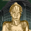 Metropolis Statue 1/4 Maschinenmensch Metallic Gold 40 cm