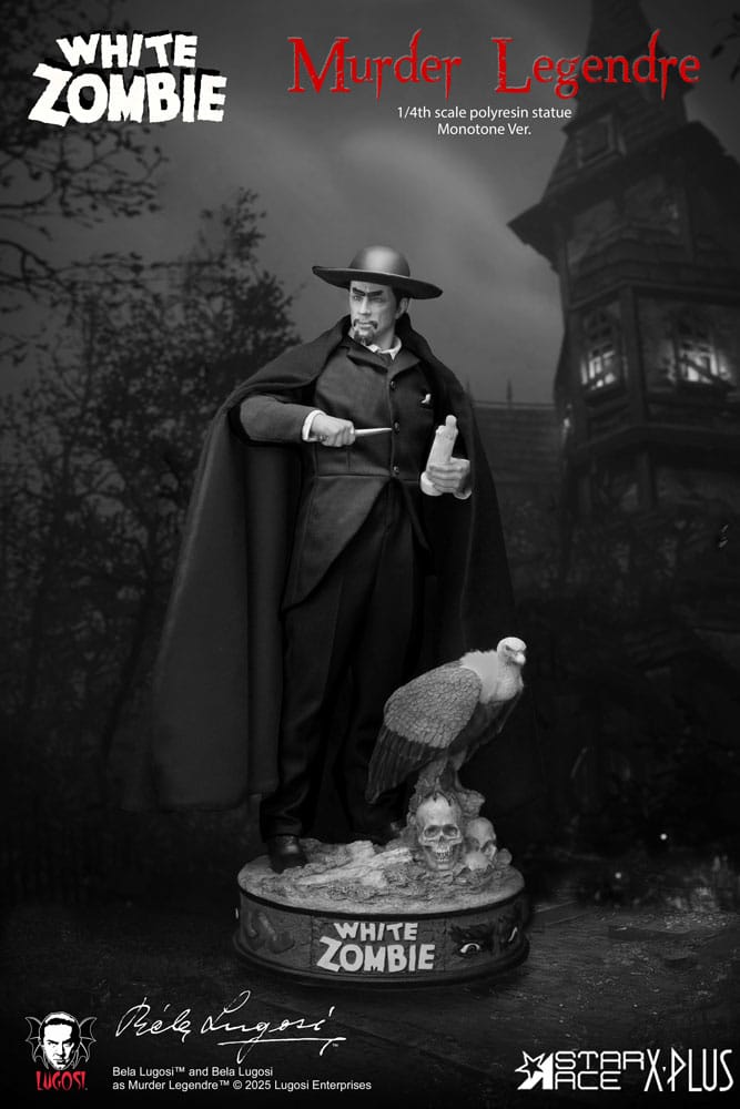 White Zombie Statue 1/4 Murder Legendre Monotone Ver. 52 cm