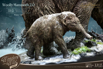 Historic Creatures The Wonder Wild Series Statue The Woolly Mammoth 2.0 22 cm