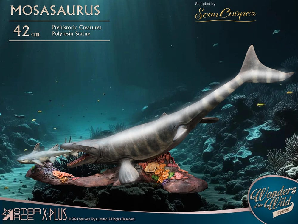 Wonders of the Wild Statue Mosasaurus (DX) 42 cm