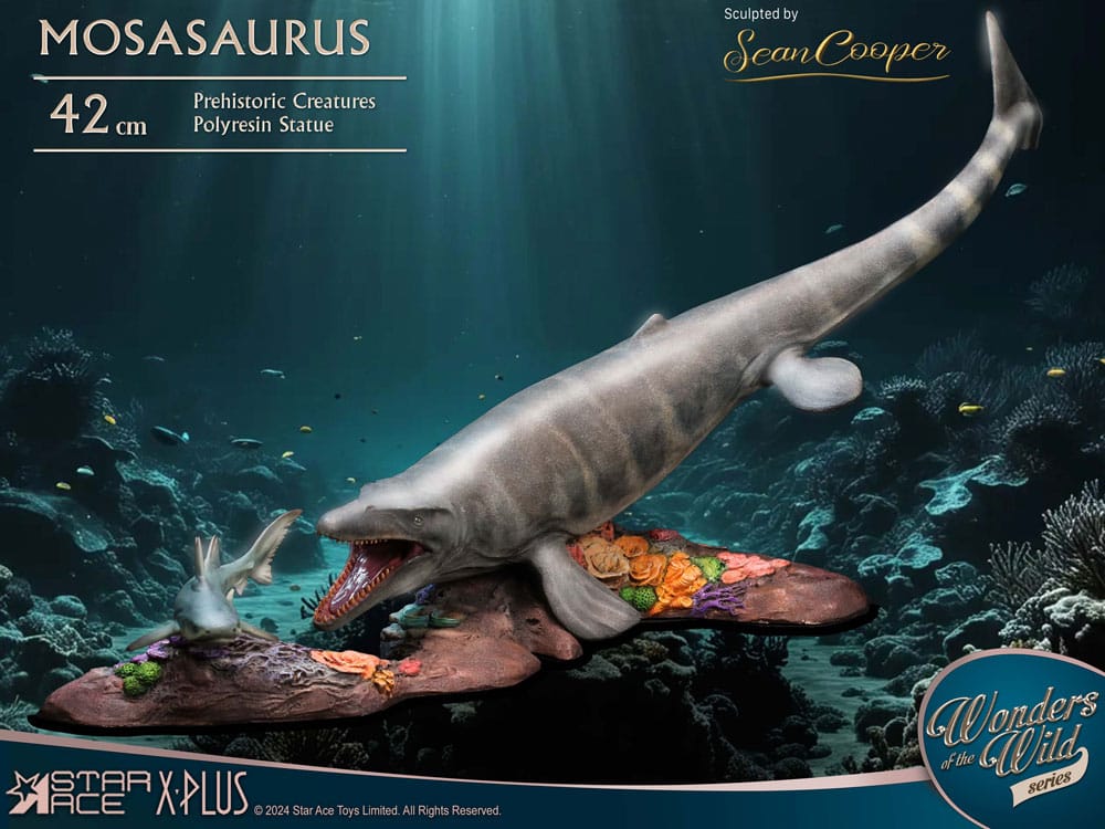 Wonders of the Wild Statue Mosasaurus (DX) 42 cm