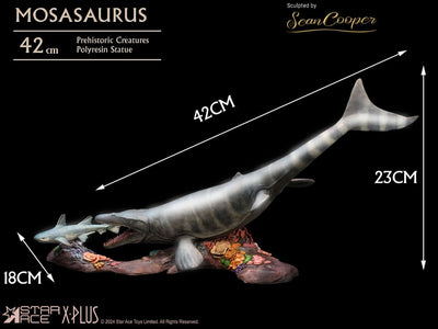 Wonders of the Wild Statue Mosasaurus (DX) 42 cm