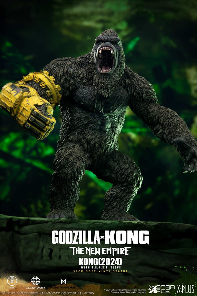 Godzilla vs. Kong: The New Empire Soft Vinyl Statue Kong with B.E.A.S.T. Glove 30 cm