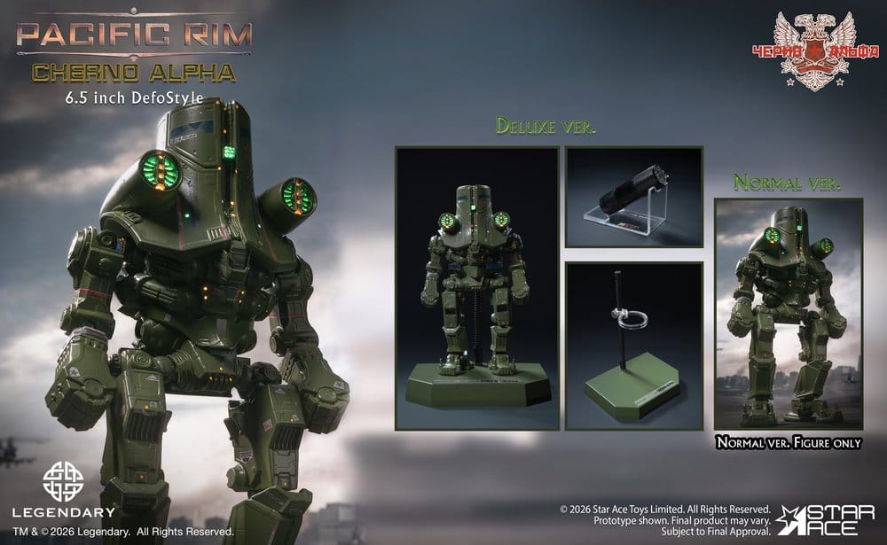 &nbsp;Pacific Rim DefoStyle Figure 2-Pack Gipsy Danger &amp; Cherno Alpha DX 17 cm