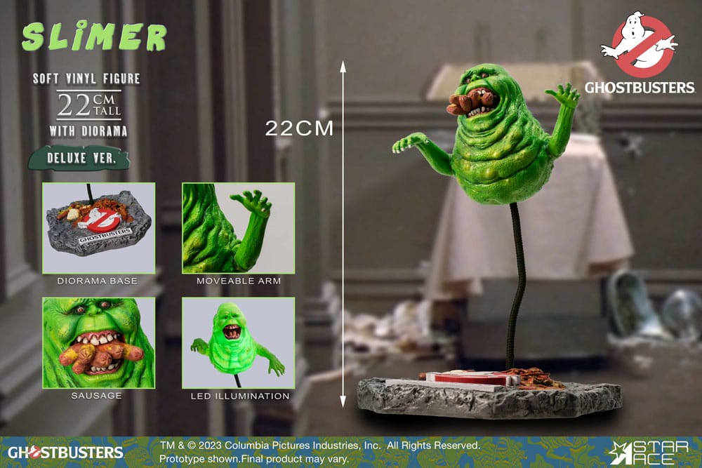 Ghostbusters Statue 1/8 Slimer Deluxe Version 22 cm