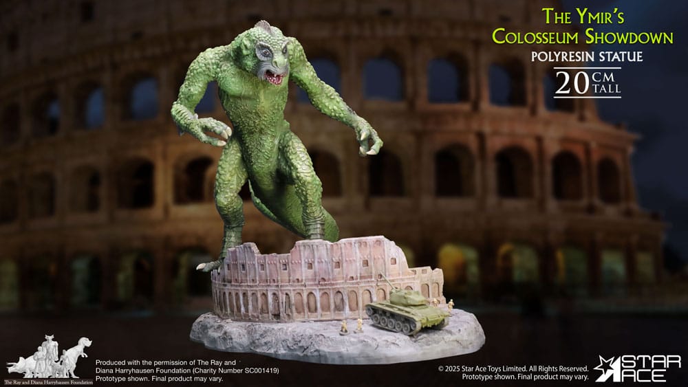Ray Harryhausen Diorama 1/8 The Ymir's Colosseum Showdown 20 cm