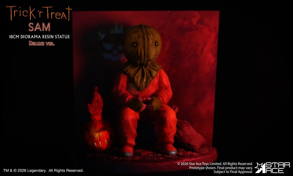 Trick R Treat Diorama Resin Statue Sam DX 18 cm