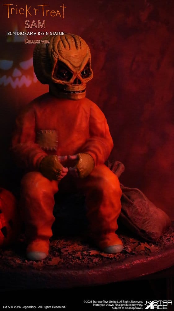 Trick R Treat Diorama Resin Statue Sam DX 18 cm