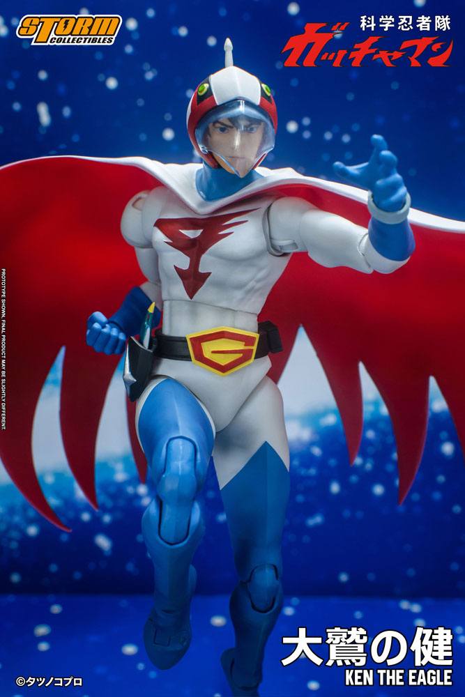 Gatchaman Action Figure 1/12 Ken the Eagle 18 cm