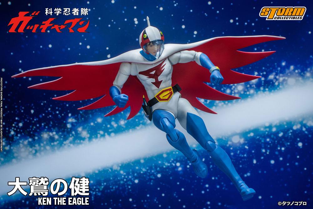 Gatchaman Action Figure 1/12 Ken the Eagle 18 cm