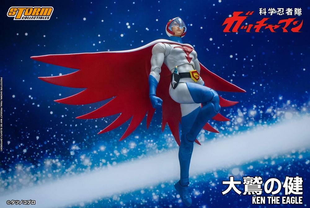 Gatchaman Action Figure 1/12 Ken the Eagle 18 cm