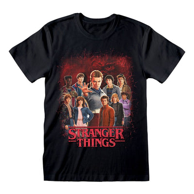 Stranger Things T-Shirt Group of all Characters