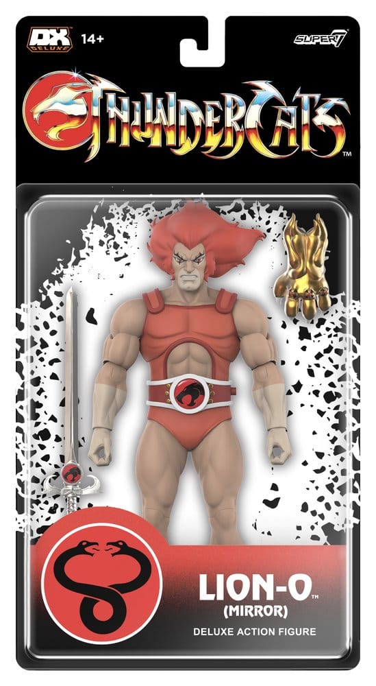 Thundercats DELUXE Action Figure Wave 04 Lion-O (Mirror) - Damaged packaging