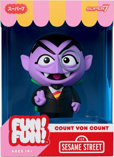 Sesame Street Fun! Fun! Vinyl Action Figure Wave 01 - Count von Count 18 cm