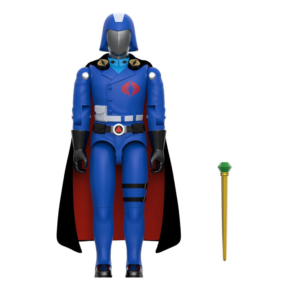 GI Joe ReAction+ Action Figure Wave 06 Cobra Commander (Movie, Black Cape) 10 cm   - Damaged packaging