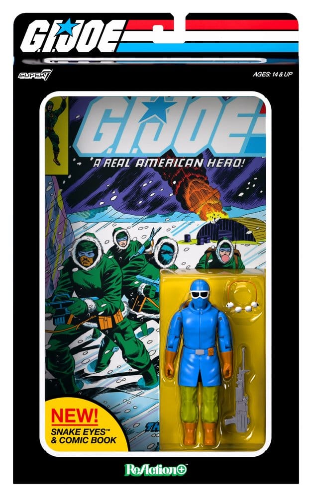G.I. Joe ReAction+ Action Figure Snake Eyes (Skybound Comic Box Series, Issue #2)