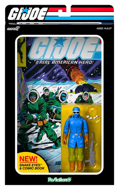G.I. Joe ReAction+ Action Figure Snake Eyes (Skybound Comic Box Series, Issue #2)