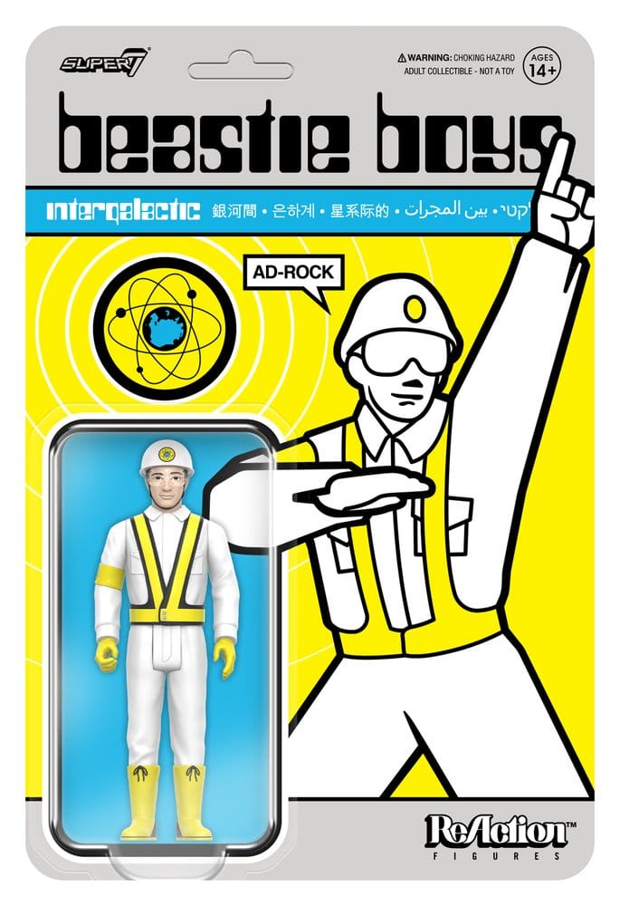 Beastie Boys ReAction Action Figure Wave 04 Ad-Rock (Intergalactic Crossing Guard)