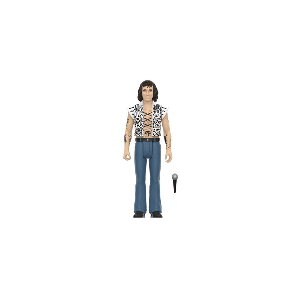 Bon Scott ReAction Action Figure Wave 02 Bon Scott (Leopard Print) 10 cm