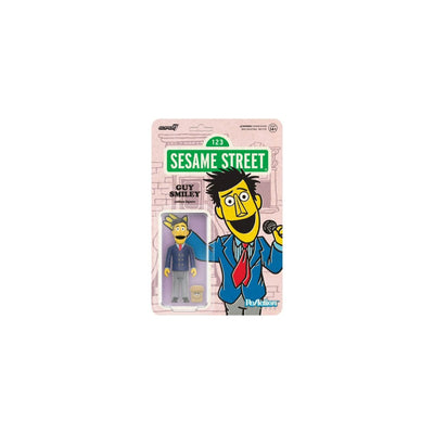 Sesame Street ReAction Action Figure Wave 02 Guy Smiley (With Bread) 10 cm