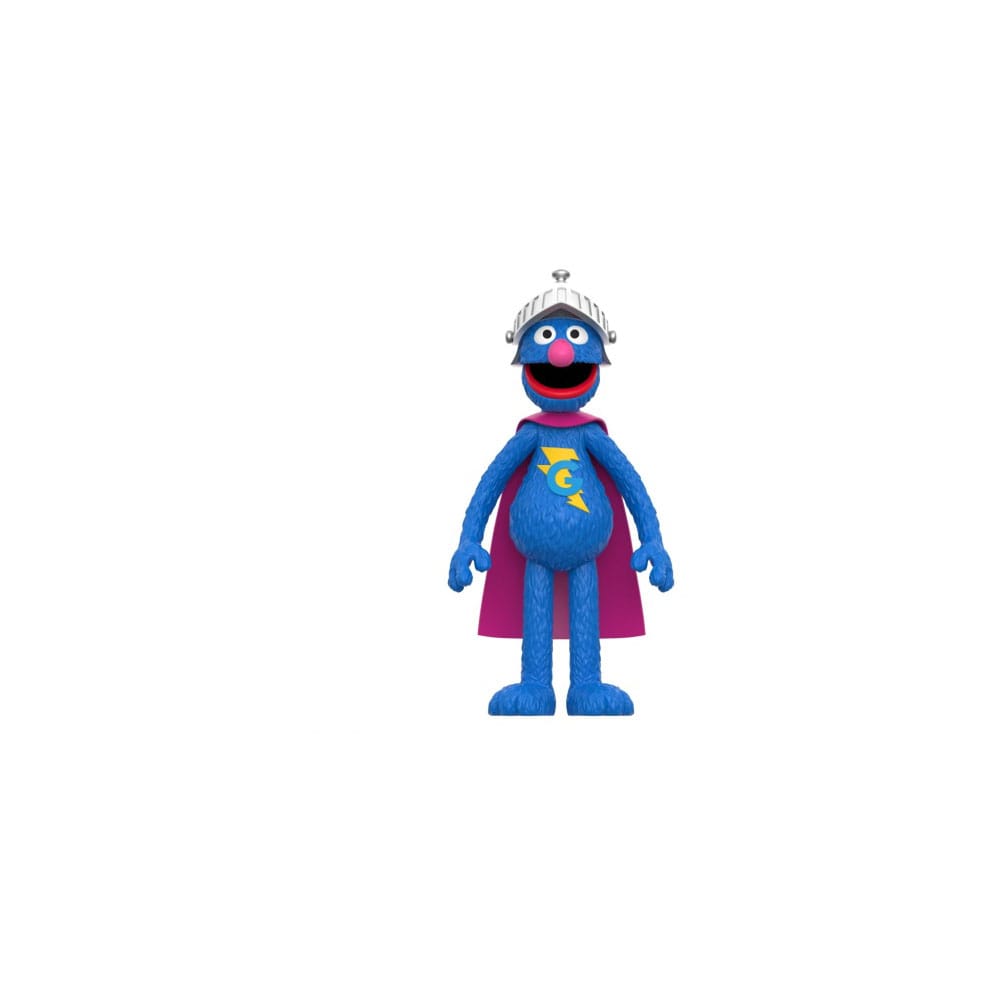 Sesame Street ReAction Action Figure Wave 03 Super Grover 10 cm