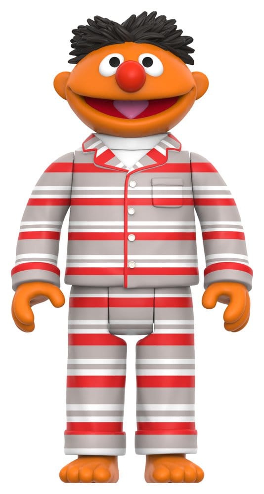 Sesame Street ReAction Action Figure Wave 06 Ernie (PJs) 10 cm       - Damaged packaging