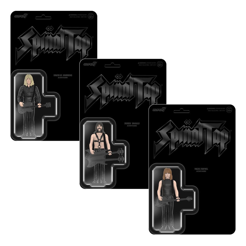 Spinal Tap ReAction Action Figure Wave 02 David St. Hubbins (None More Black) 10 cm