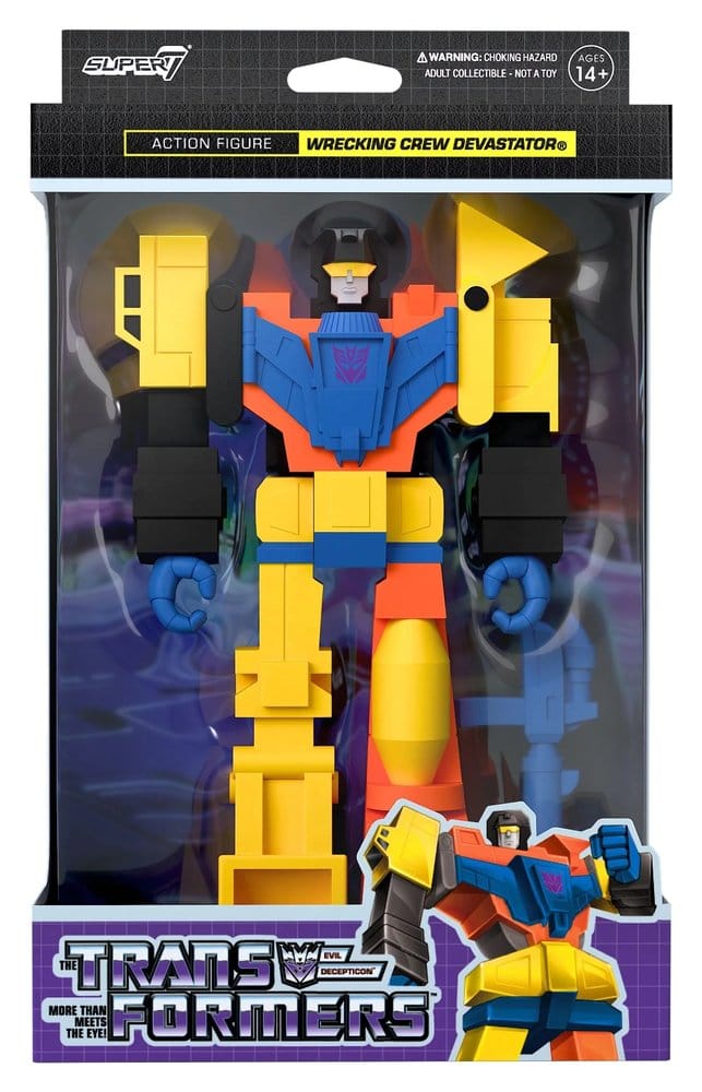 Transformers ReAction Action Figure Devastator 10 cm