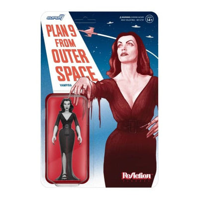 Vampira ReAction Action Figure Wave 01 Vampira Plan 9 Grayscale 10 cm