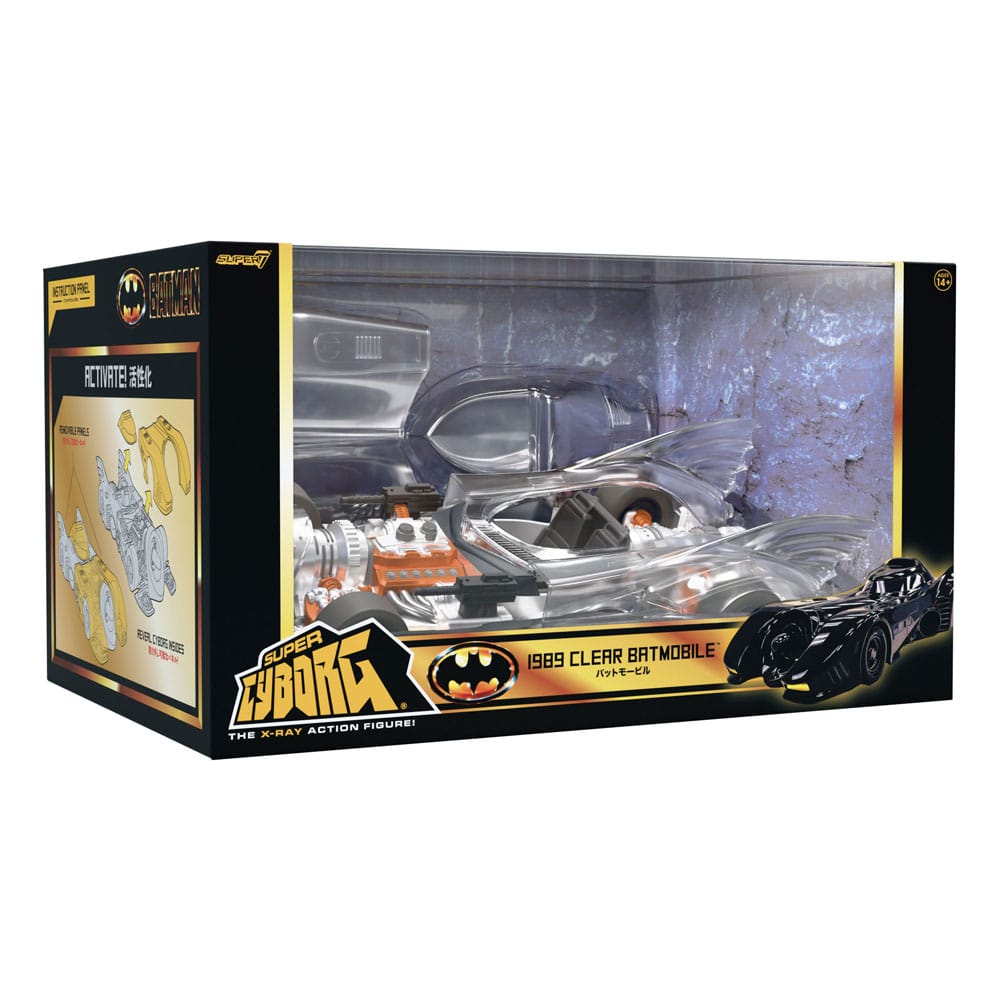 Batman 1989 Super Cyborg Vehicle Batmobile 1989 (Clear) 35 cm