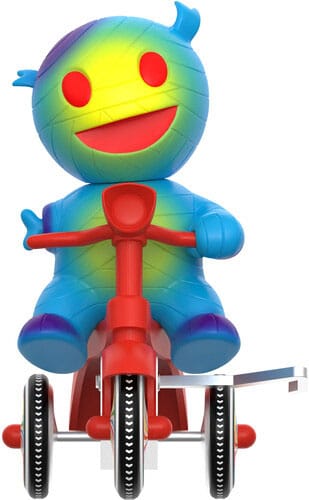 Mummy Boy Super Cycles Action Figure Mummy Boy (Blue with Red Trike) 13 cm