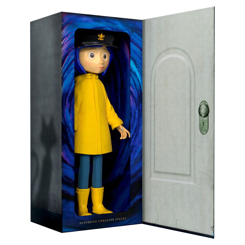 Coraline Supersize Vinyl Action Figure Coraline (Button Eyes) 40 cm