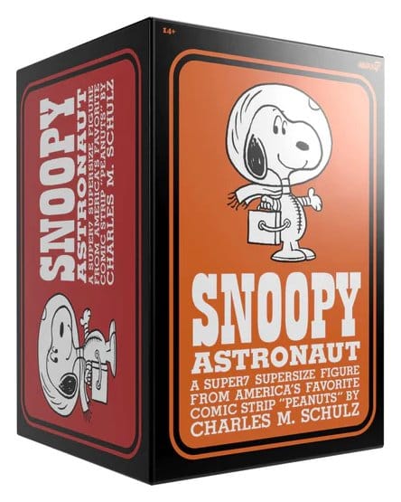 Peanuts Supersize Vinyl Action Figure Snoopy Spacesuit Orange 30 cm