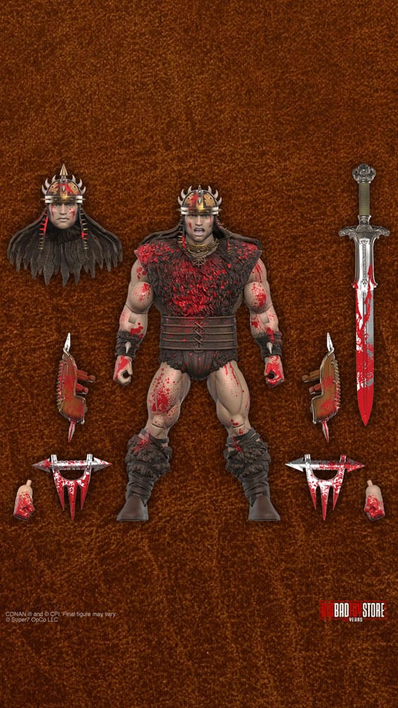 Conan the Barbarian Ultimates Action Figure Conan Blood Soaked Pit Fighter 18 cm