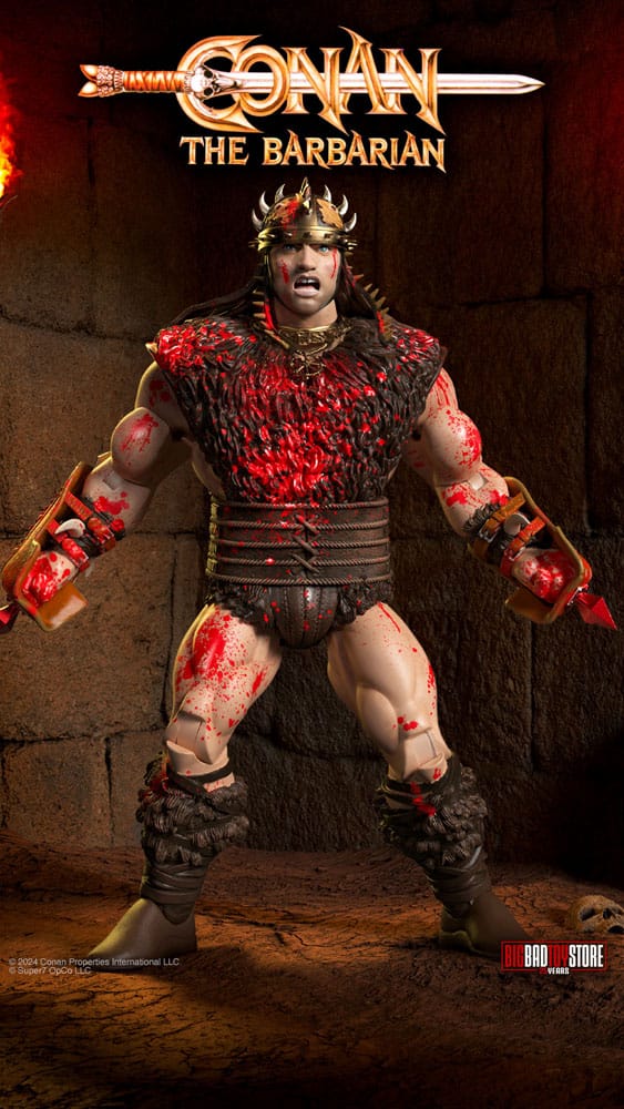 Conan the Barbarian Ultimates Action Figure Conan Blood Soaked Pit Fighter 18 cm