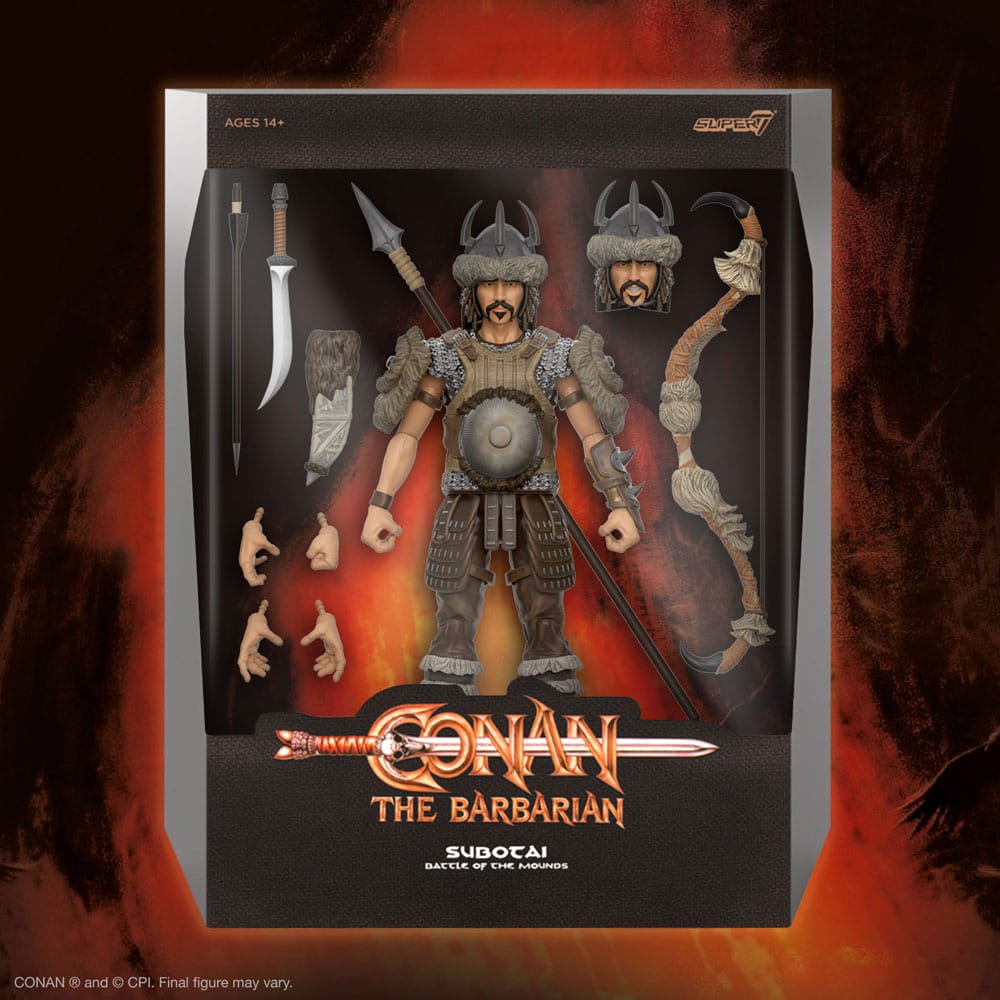 Conan the Barbarian Ultimates Action Figure Subotai (Battle of the  Mounds) 18 cm