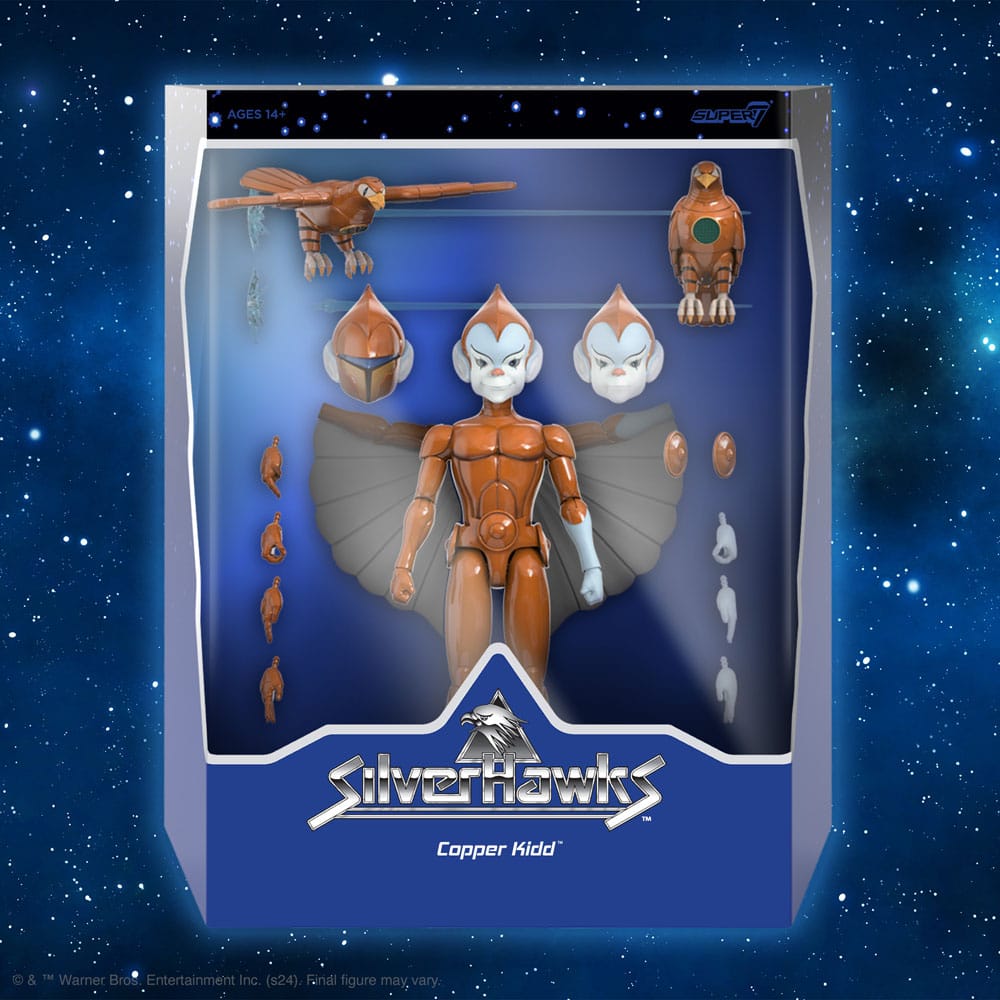 SilverHawks Ultimates Action Figure Wave 2 Copper Kidd (Cartoon Accurate) 18 cm