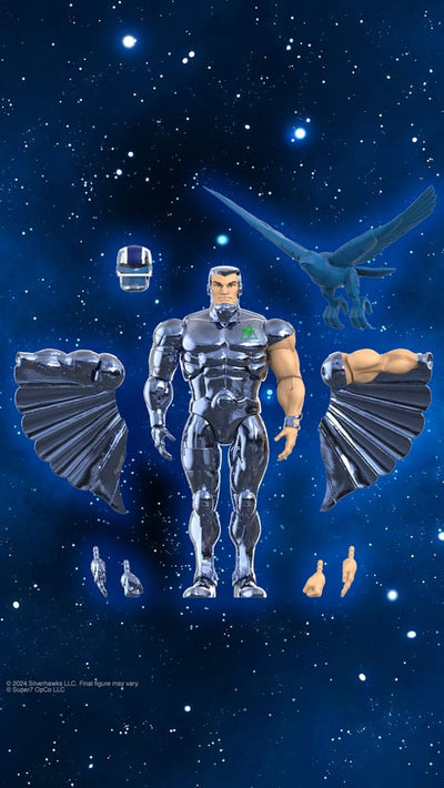 SilverHawks Ultimates Action Figure Steelwill (Toy Version Vac Metal) 18 cm