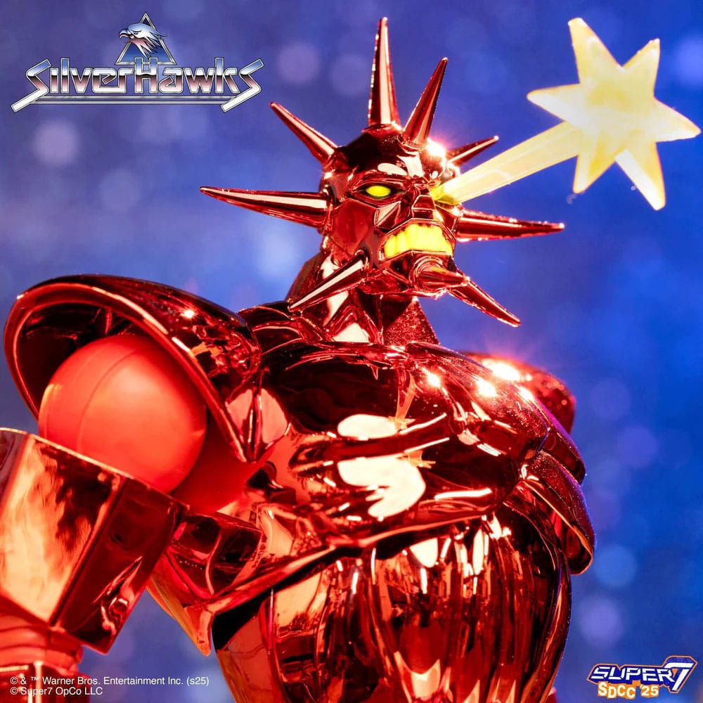 SilverHawks Ultimates Action Figure Mon*Star Metallic Vac Metal 18 cm