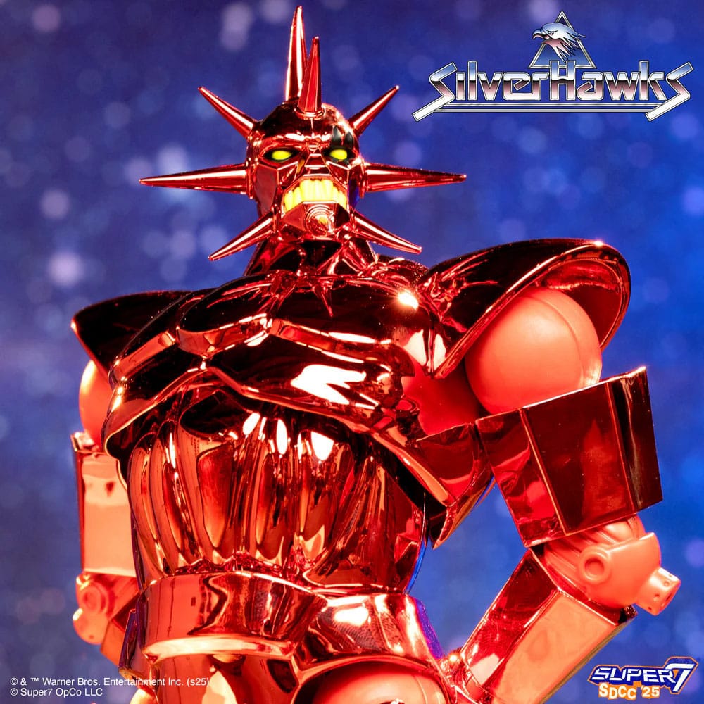 SilverHawks Ultimates Action Figure Mon*Star Metallic Vac Metal 18 cm