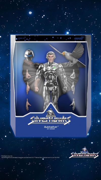 SilverHawks Ultimates Action Figure Quicksilver (Toy Version) 18 cm