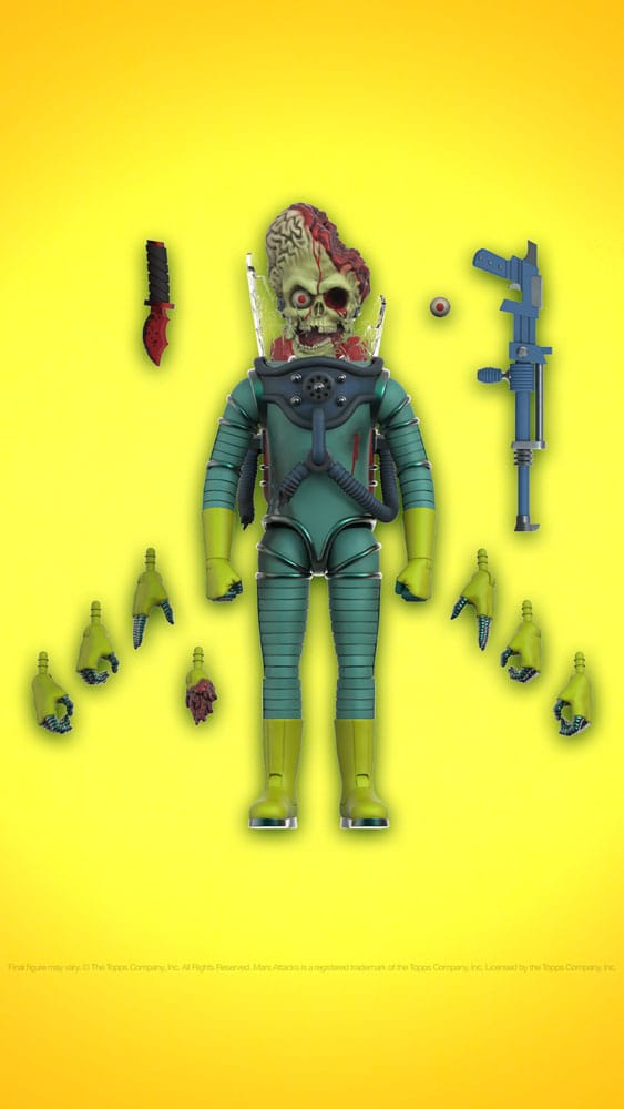 Mars Attacks Ultimates Action Figure Martian Wave 1 (Smashing the Enemy) 18 cm