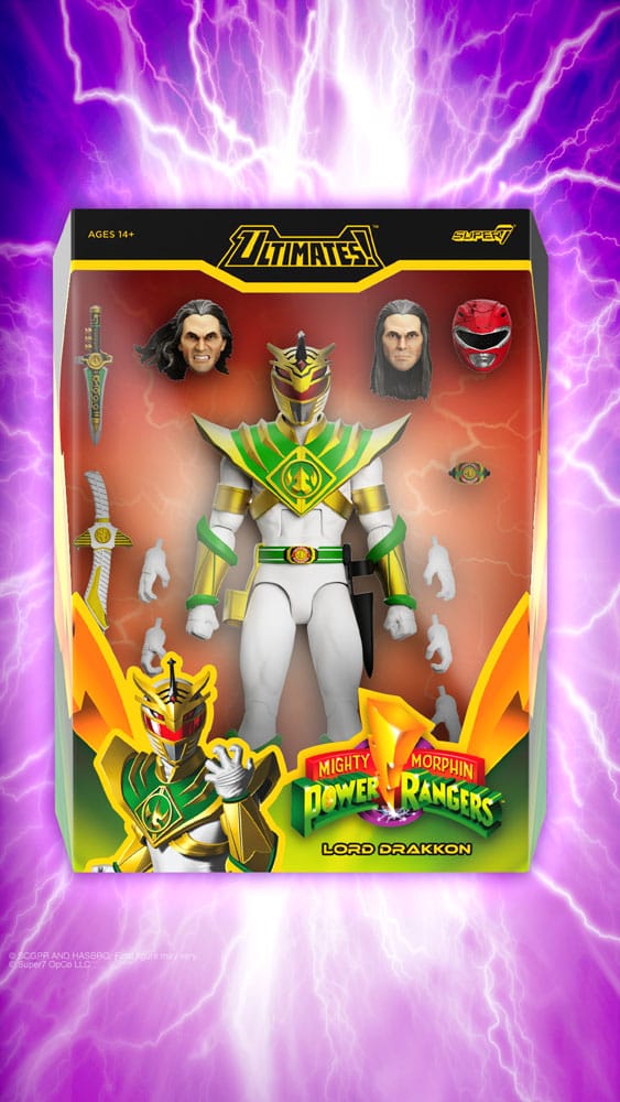 Power Rangers Ultimates Action Figure Mighty Morphin Power Rangers Lord Drakkon 18 cm