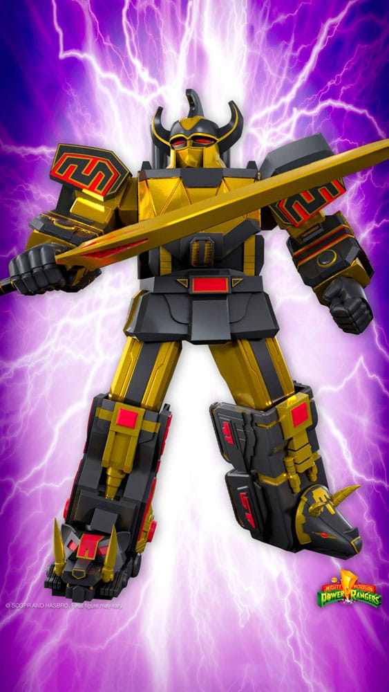 Power Rangers Ultimates Action Figure Megazord (Black/Gold) 18 cm