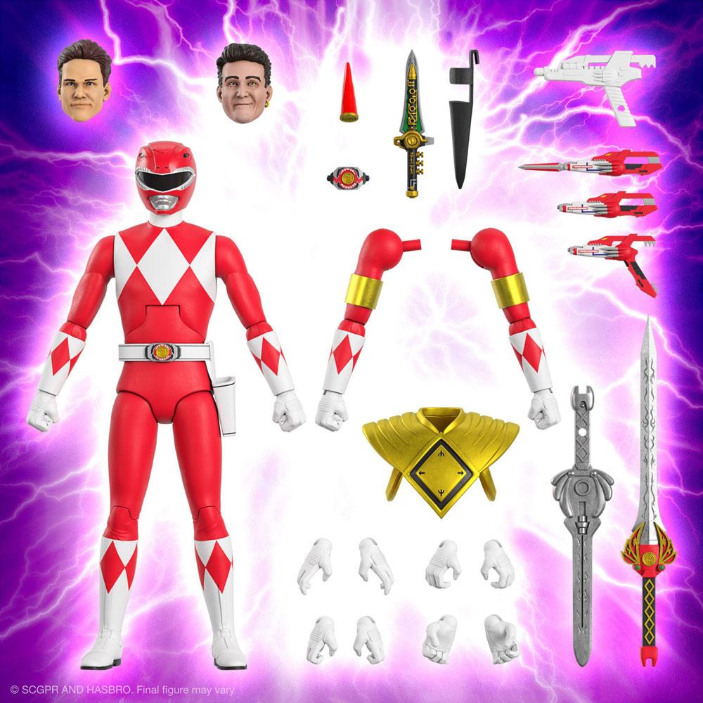 Mighty Morphin Power Rangers Ultimates Action Figure Red Ranger 18 cm