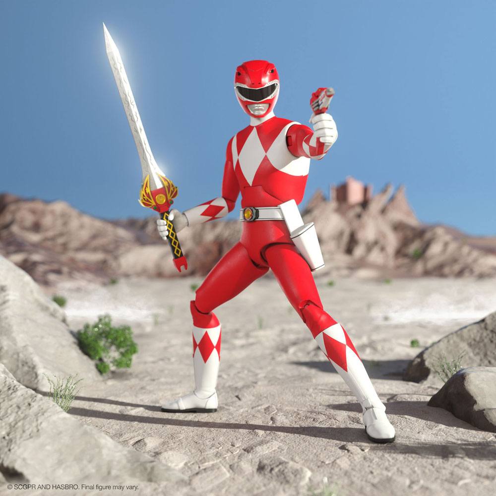 Mighty Morphin Power Rangers Ultimates Action Figure Red Ranger 18 cm