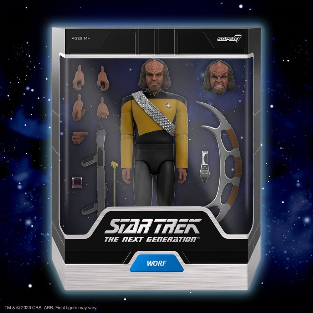 Star Trek: The Next Generation Ultimates Action Figure Worf 18 cm