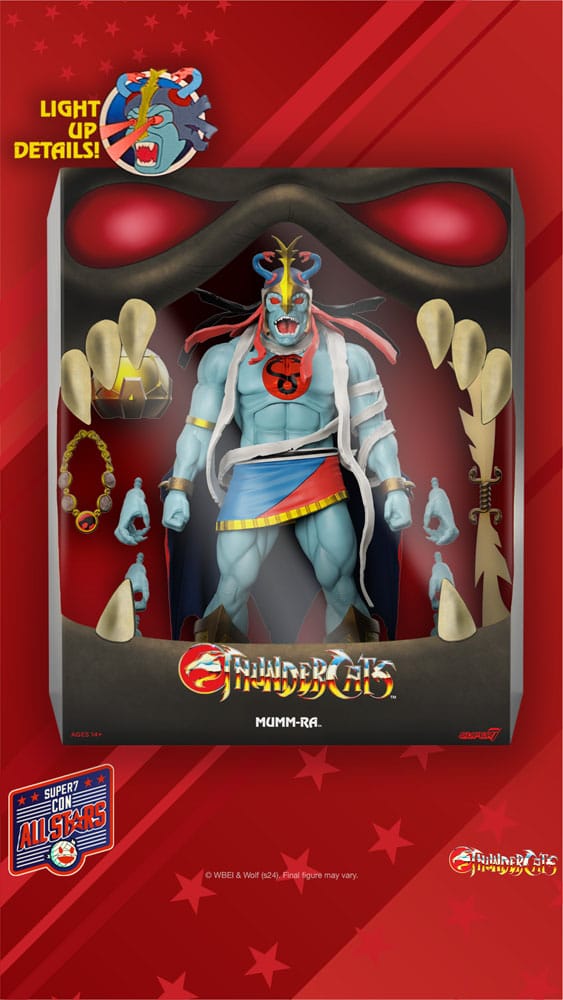 Thundercats Ultimates Action Figure Mumm-Ra (LED Eyes) 18 cm